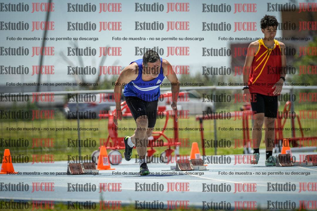 Fotos de los 100 m llanos de varones