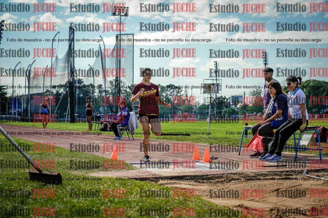 Fotos del salto en largo de mujeres - hepta 5
