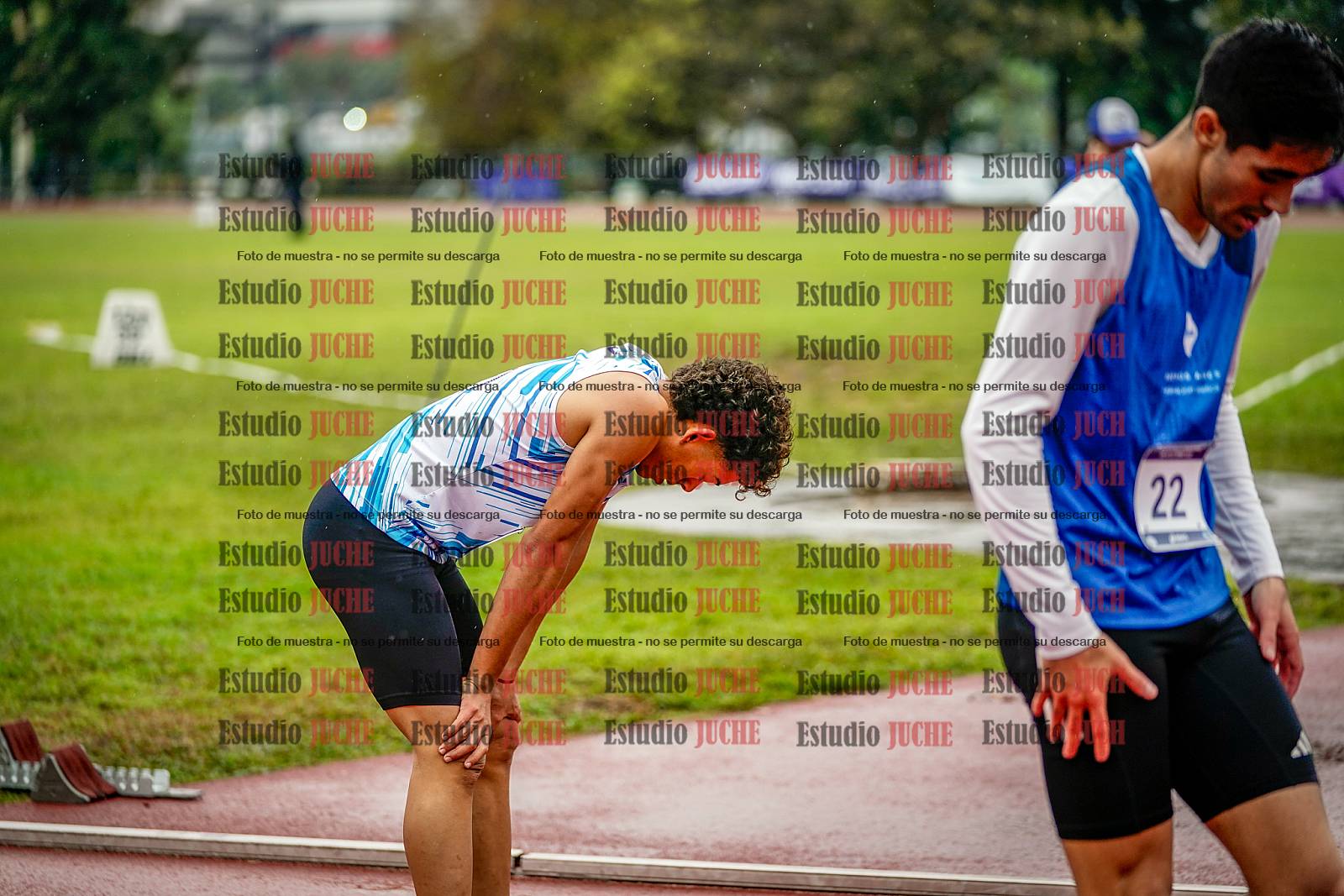 Fotos de los 400 m de varones