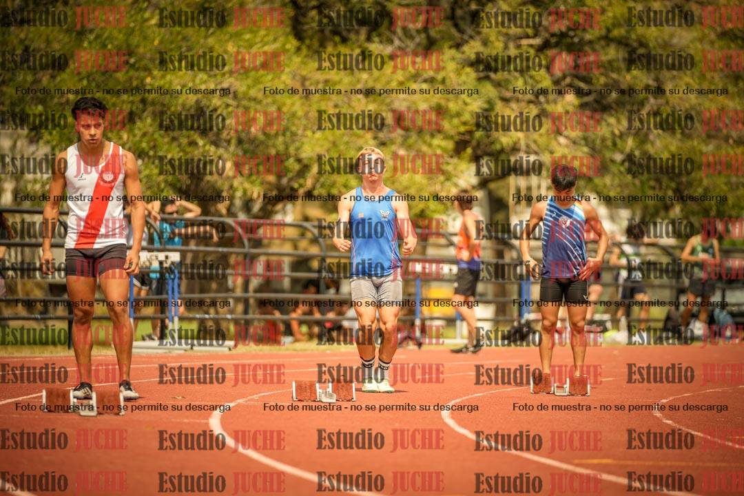 Fotos de los 200 m llanos de varones