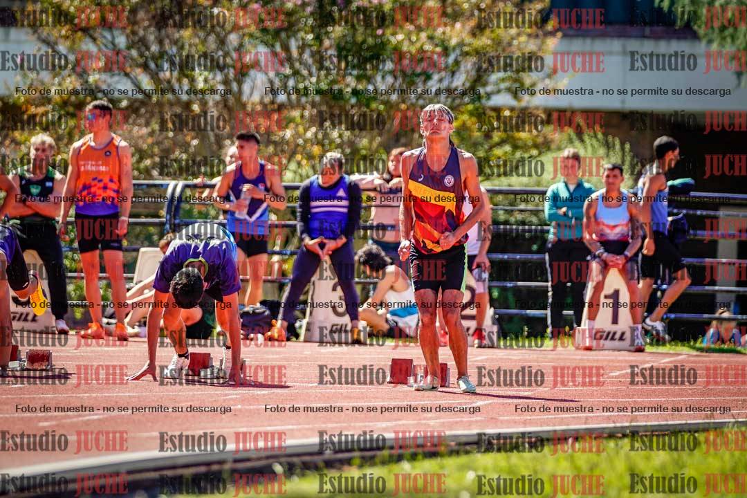 Fotos de los 100 m de varones