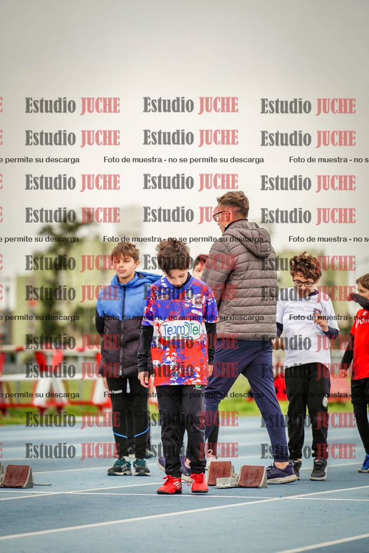 Fotos de los 50 m llanos de varones - U12