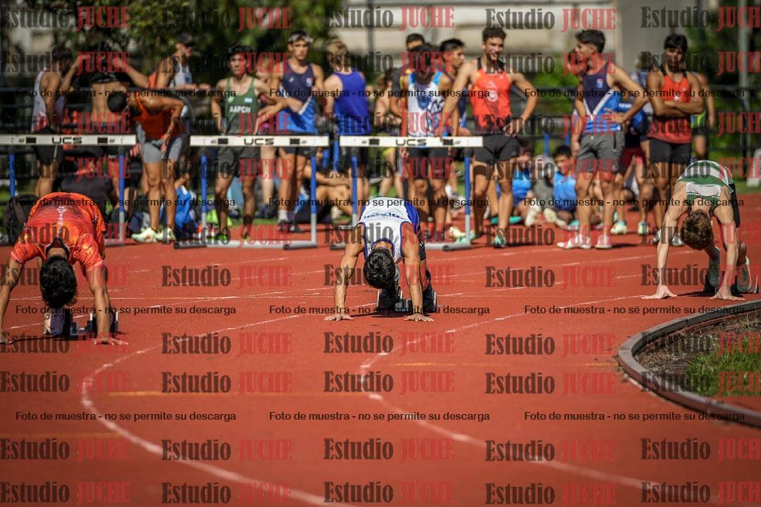 Fotos de los 200 m llanos de varones
