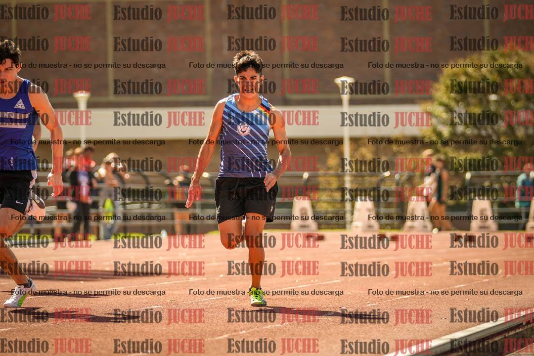 Fotos de los 100 m llanos de varones