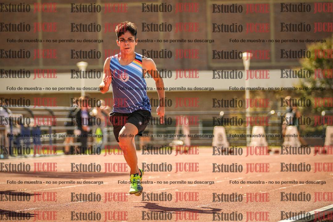 Fotos de los 100 m llanos de varones