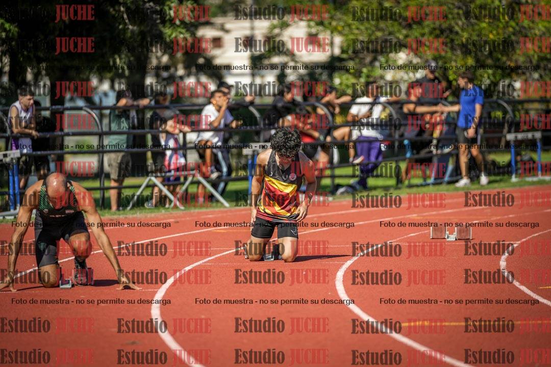 Fotos de los 200 m llanos de varones