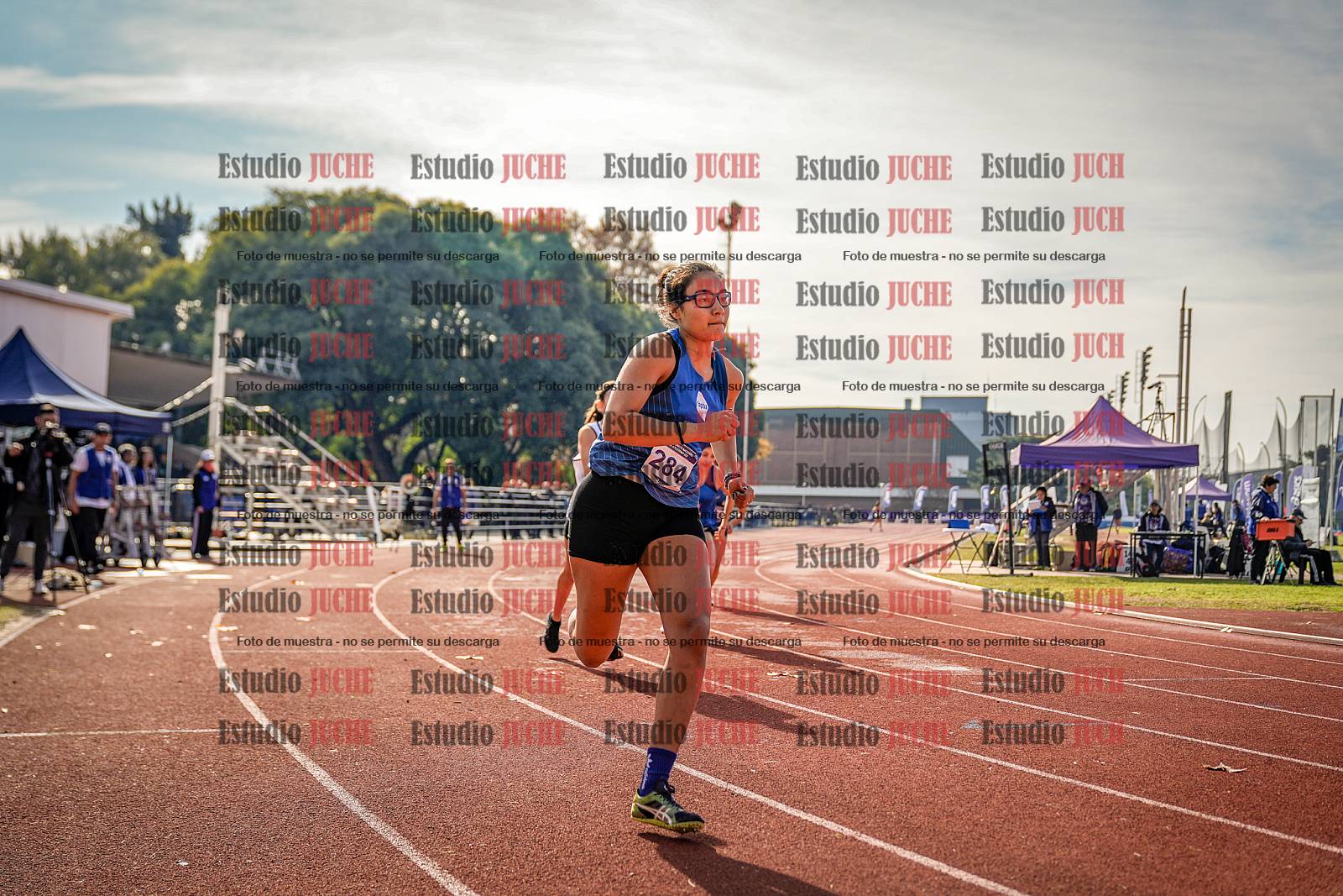 Fotos de los 800 m de mujeres - heptatlón 7