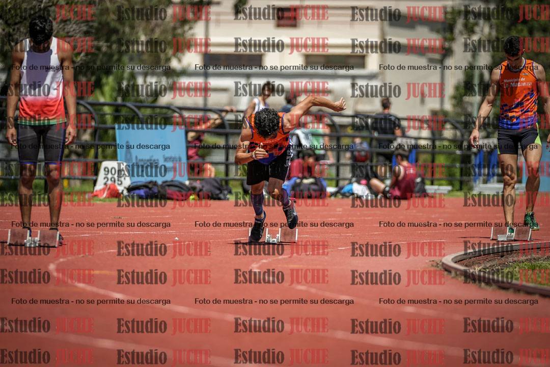 Fotos de los 200 m llanos de varones