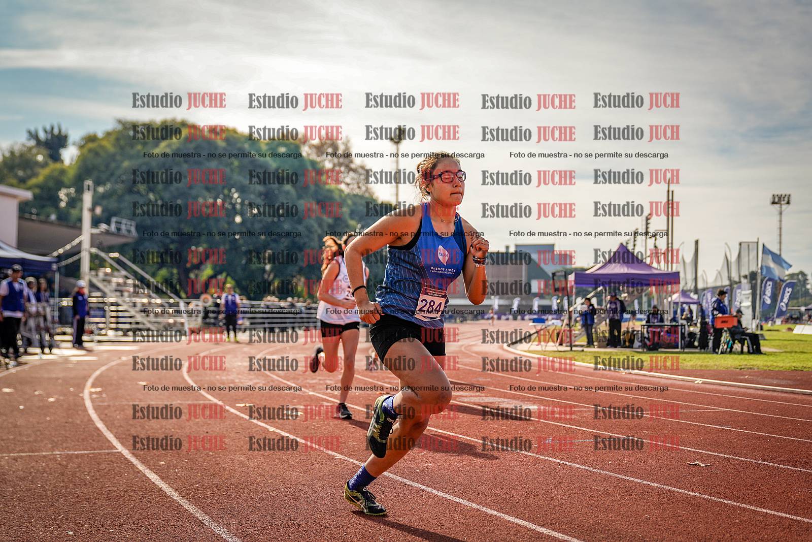 Fotos de los 800 m de mujeres - heptatlón 7