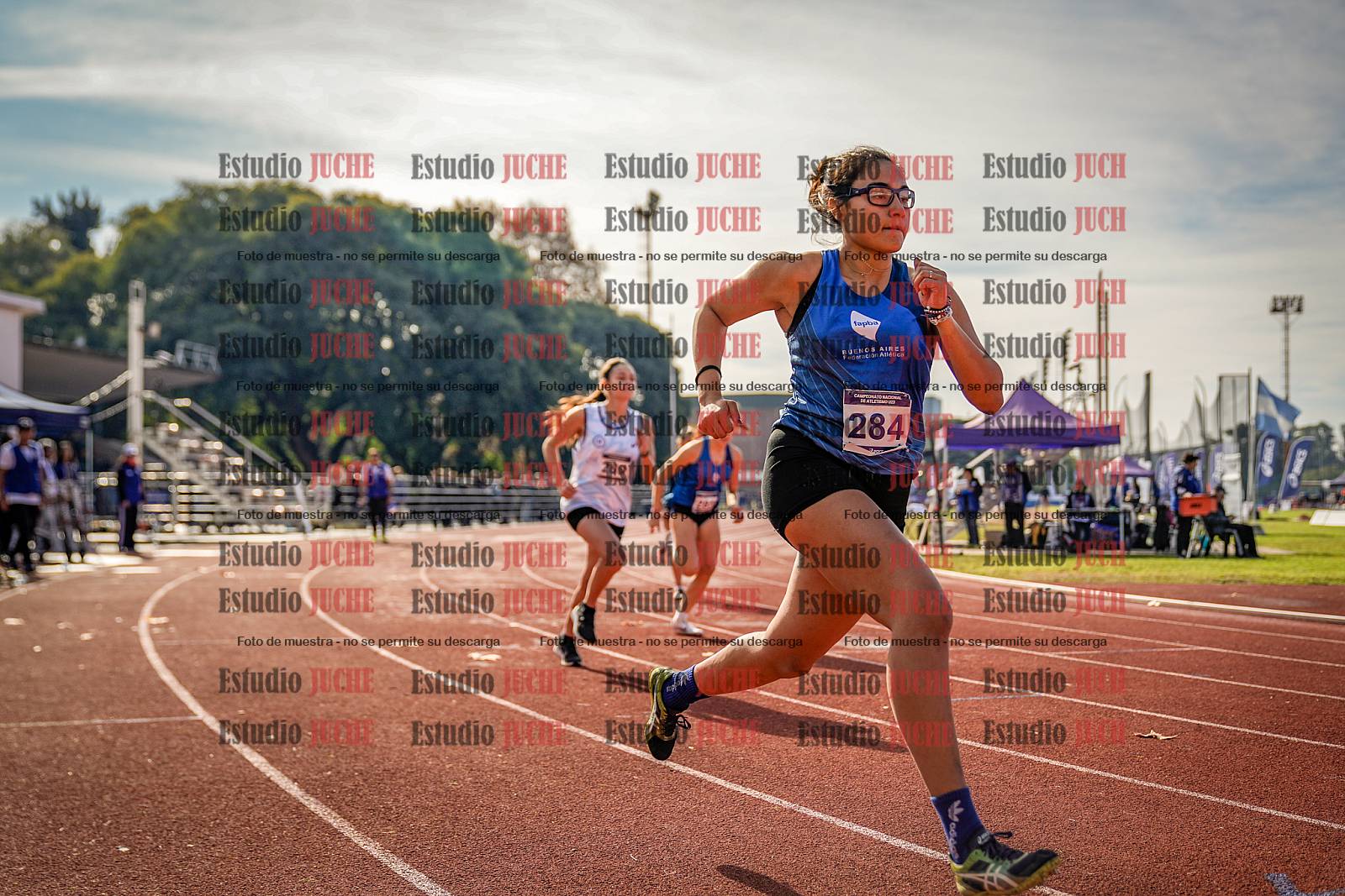 Fotos de los 800 m de mujeres - heptatlón 7