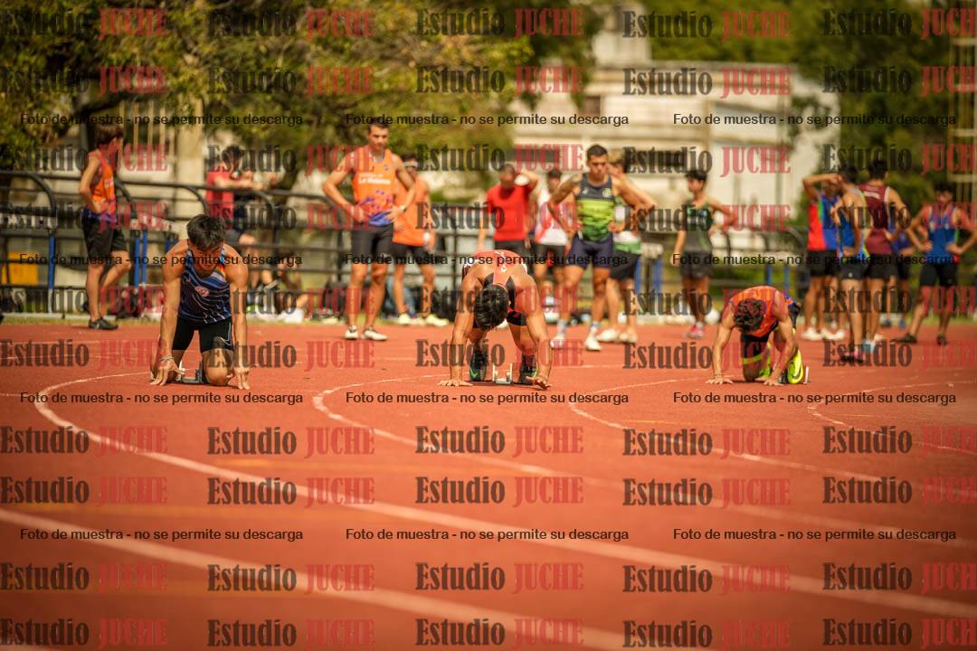 Fotos de los 200 m llanos de varones