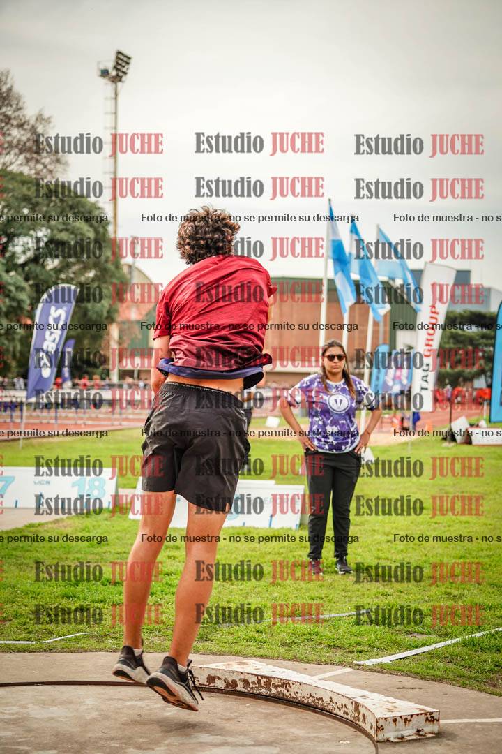 Fotos del lanzamiento de bala de varones - decatlón 3