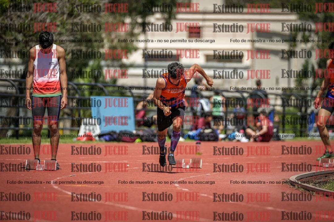 Fotos de los 200 m llanos de varones