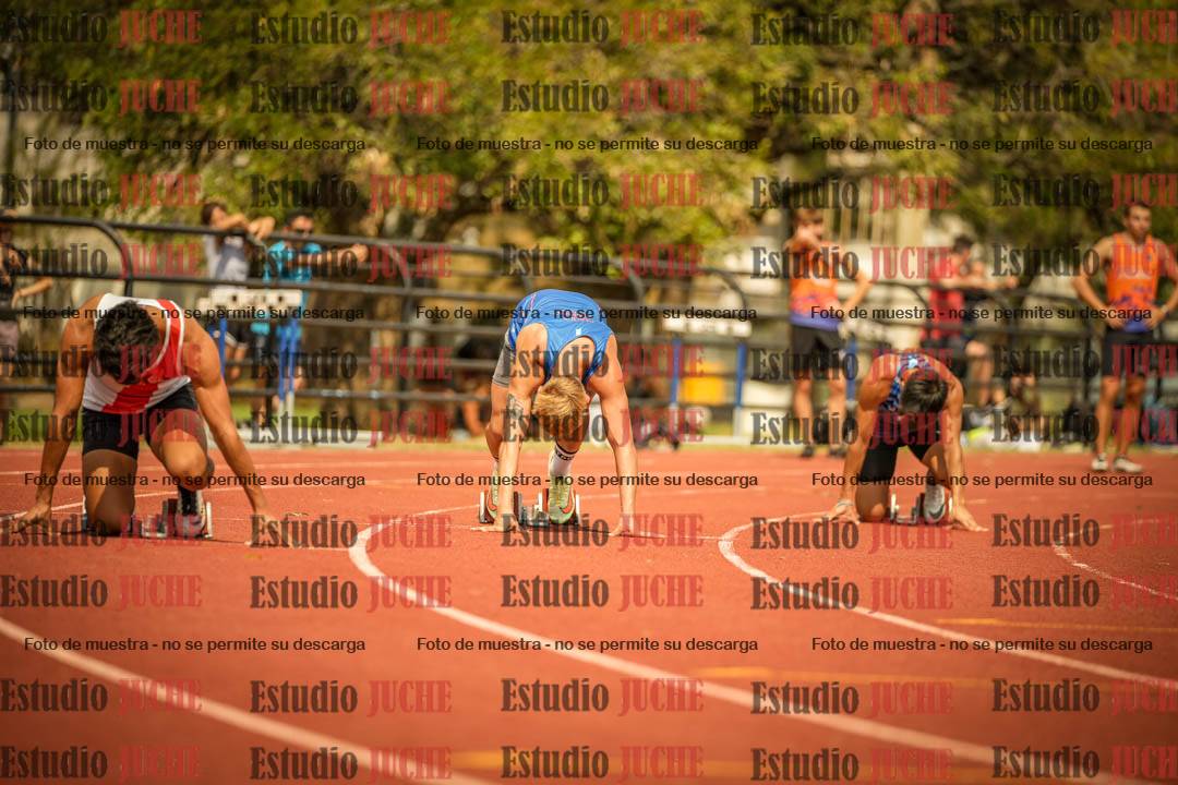 Fotos de los 200 m llanos de varones