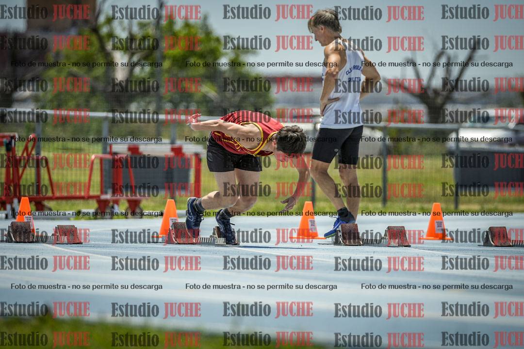 Fotos de los 100 m llanos de varones