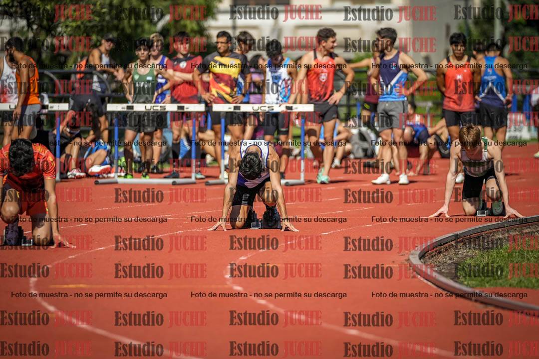 Fotos de los 200 m llanos de varones