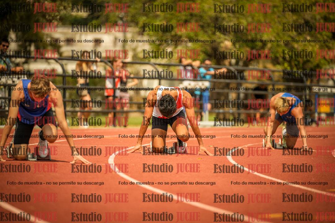 Fotos de los 200 m llanos de varones