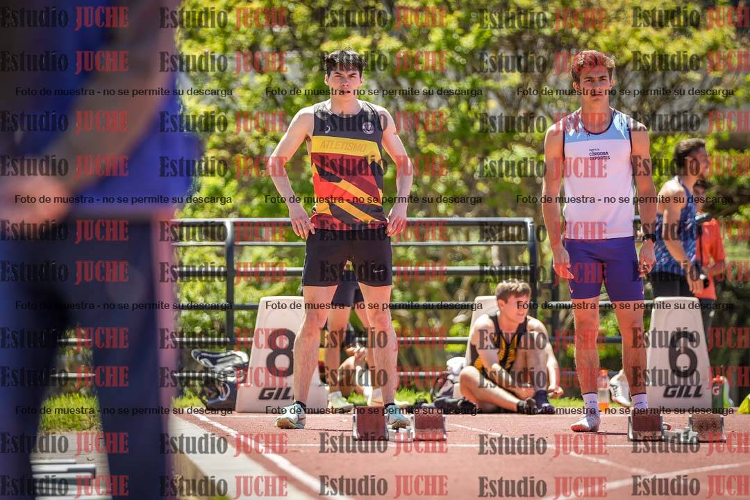 Fotos de los 100 m llanos de varones