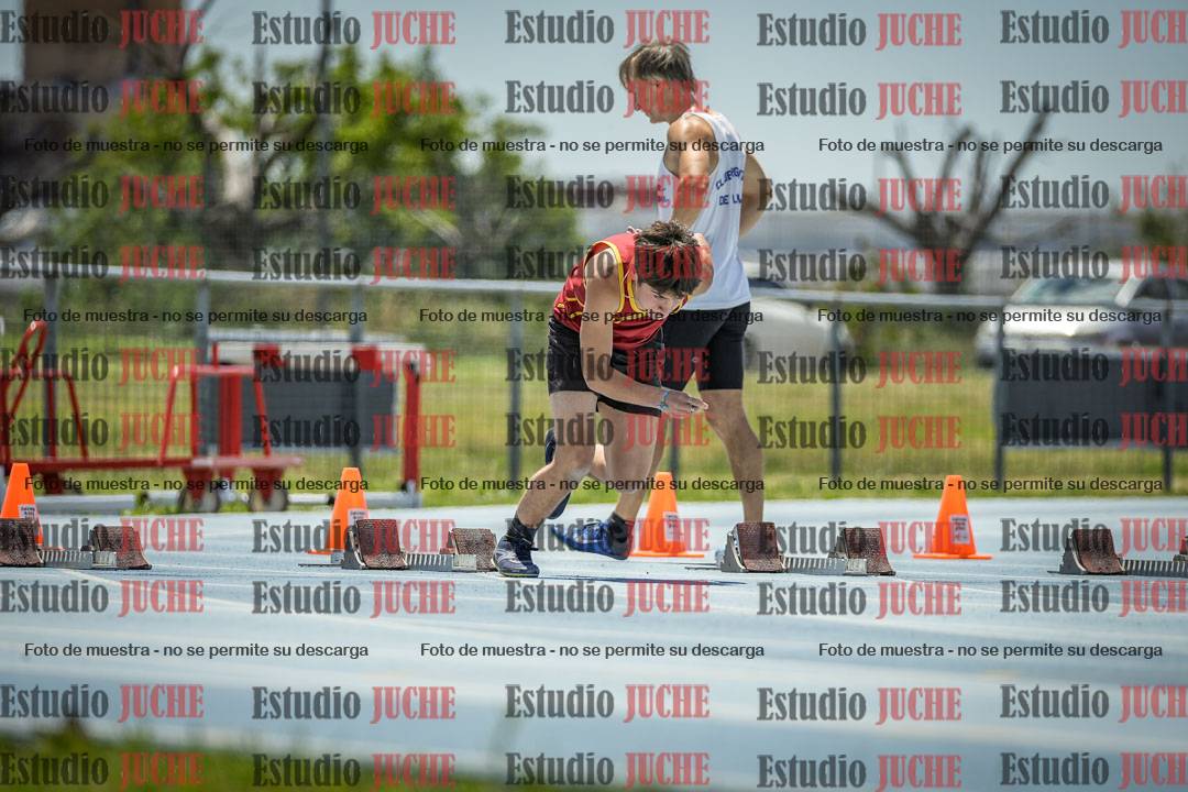 Fotos de los 100 m llanos de varones