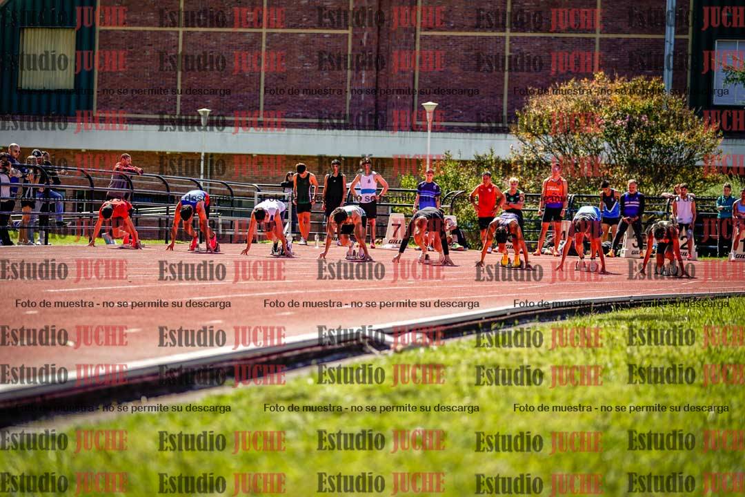 Fotos de los 100 m de varones