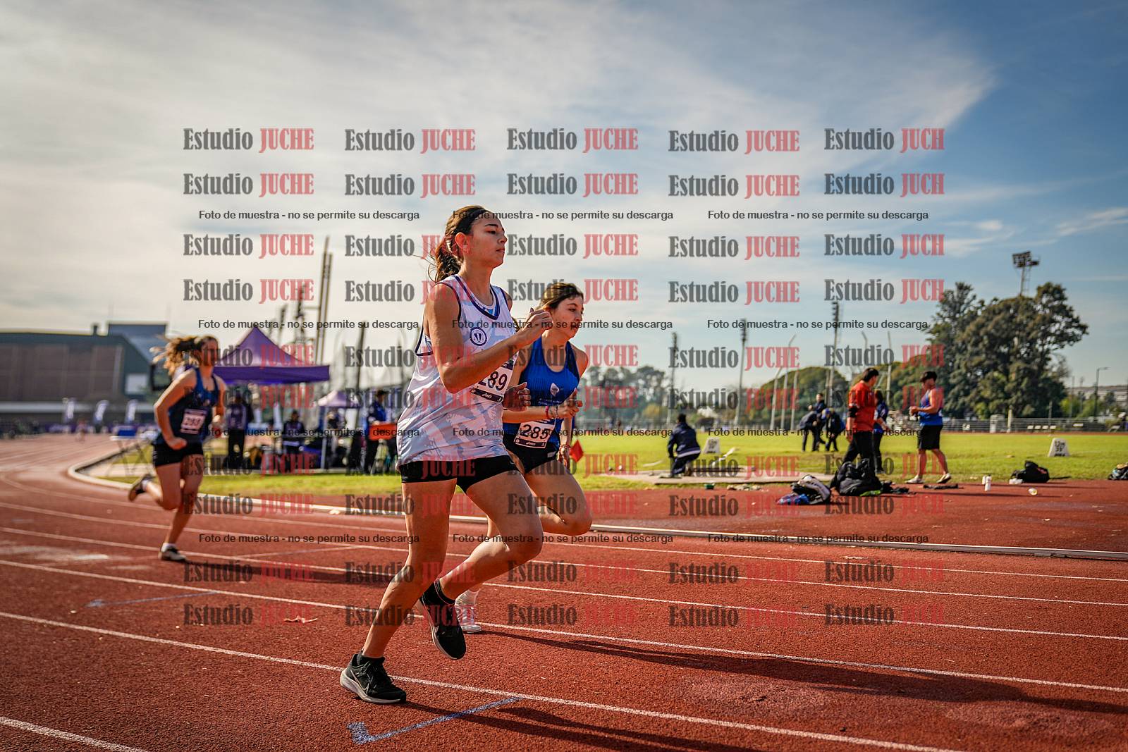 Fotos de los 800 m de mujeres - heptatlón 7