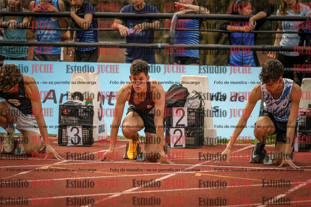 Fotos de los 110 m con vallas de varones - FINAL
