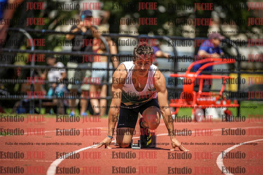 Fotos de los 200 m llanos de varones