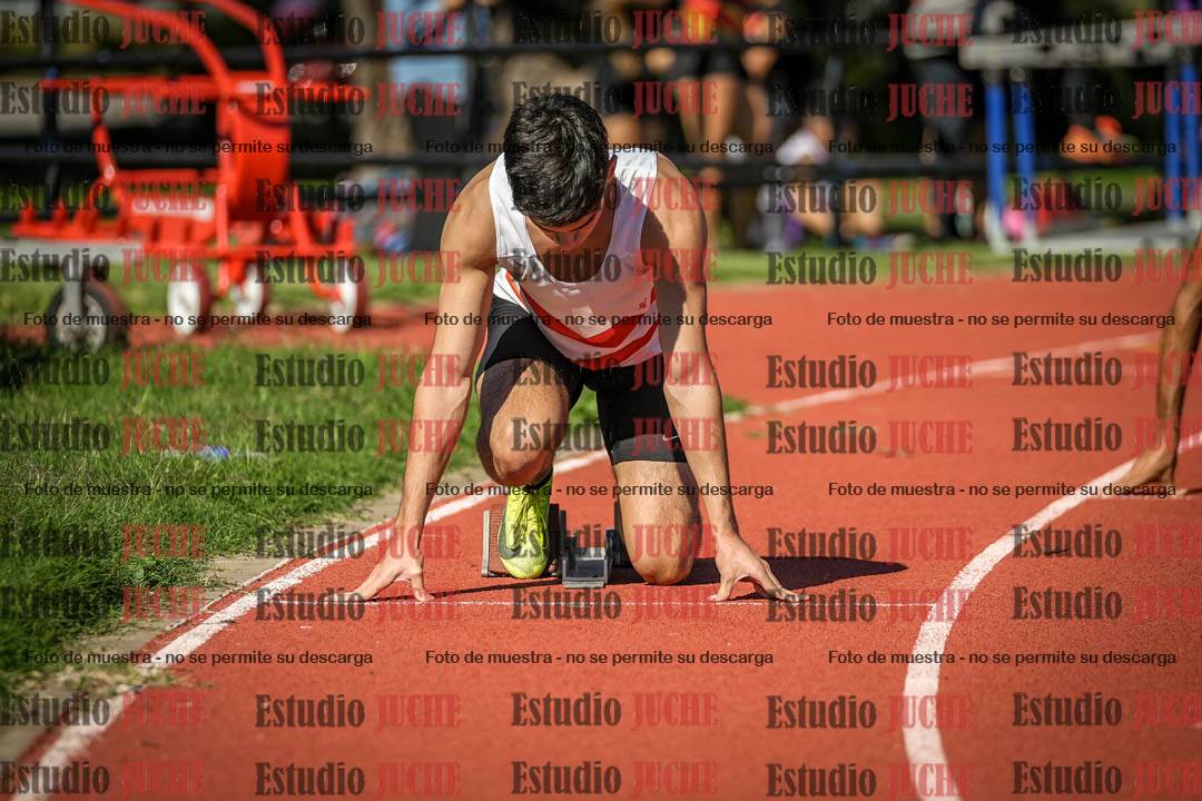 Fotos de los 200 m llanos de varones