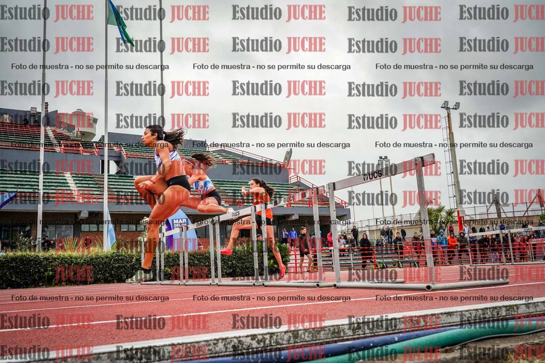 Fotos de los 100 m con vallas de mujeres - heptatlón 1
