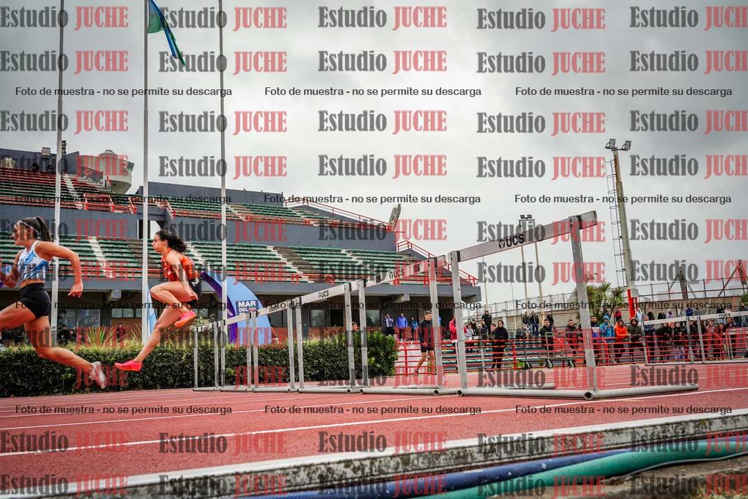 Fotos de los 100 m con vallas de mujeres - heptatlón 1