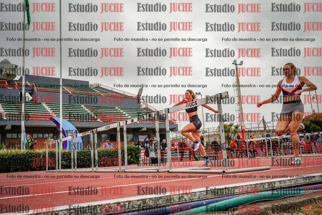Fotos de los 100 m con vallas de mujeres