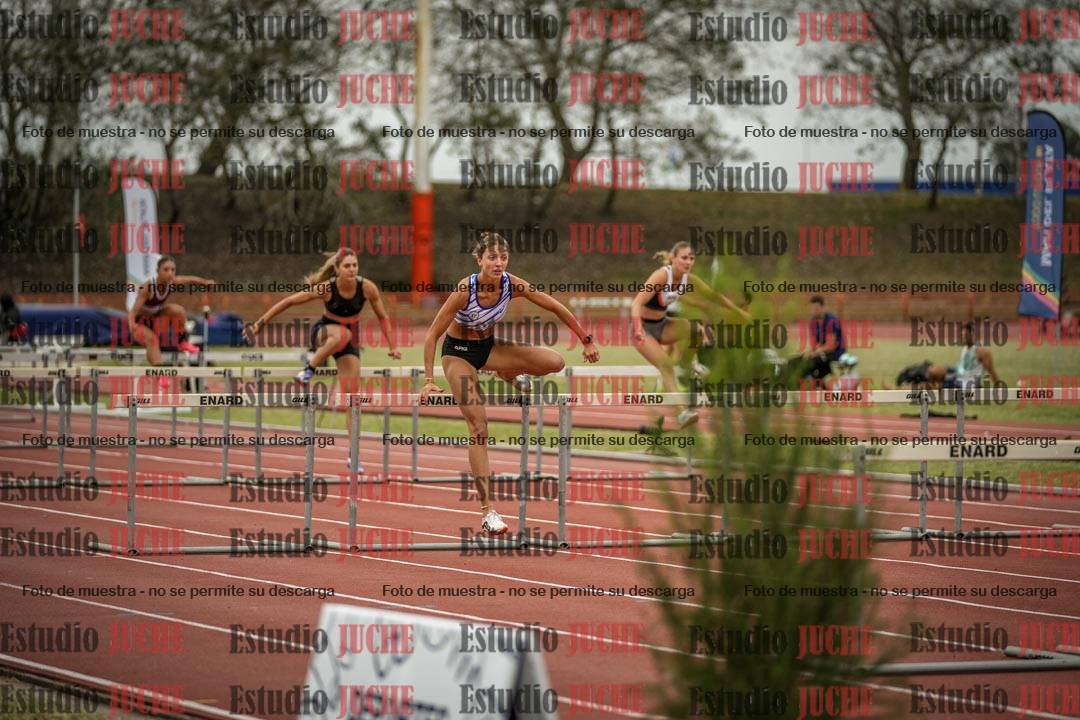 Fotos de los 100 m con vallas de mujeres