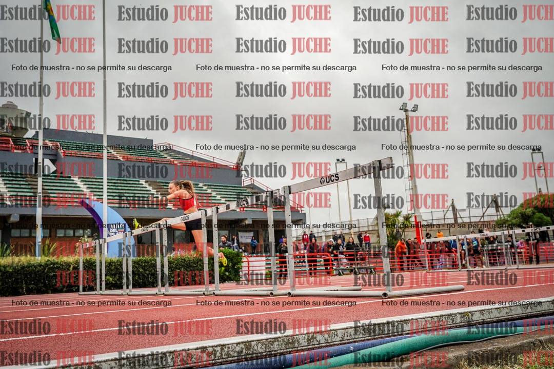 Fotos de los 100 m con vallas de mujeres