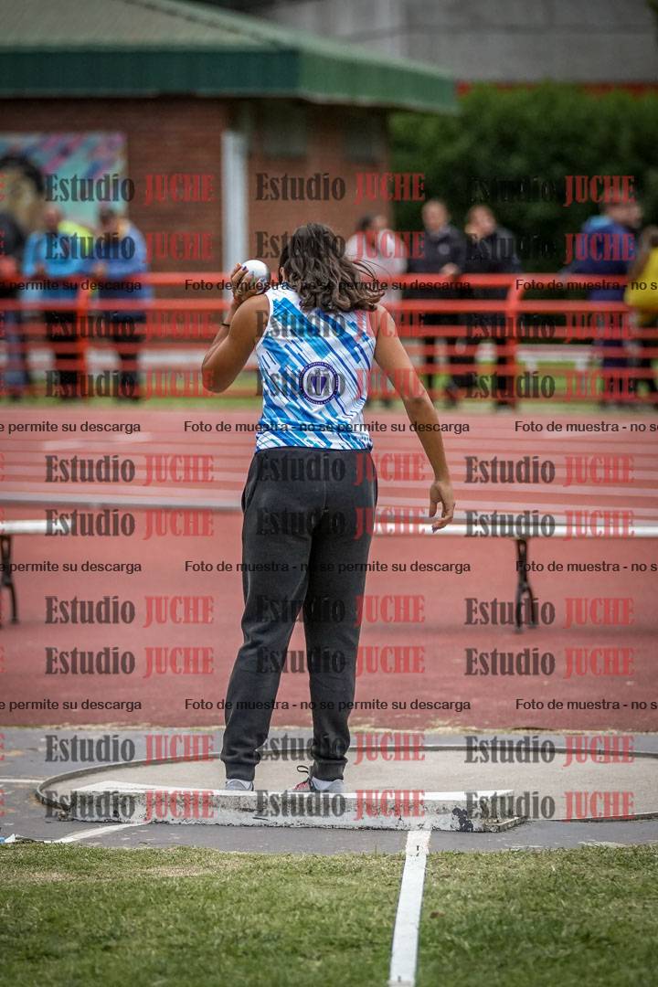 Fotos del lanzamiento de bala de mujeres - heptatlón 3