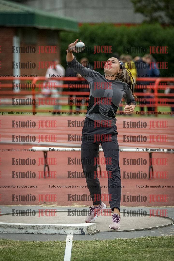 Fotos del lanzamiento de bala de mujeres - heptatlón 3