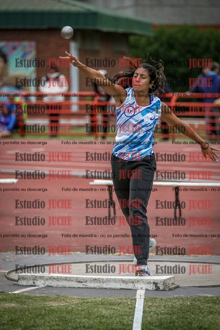 Fotos del lanzamiento de bala de mujeres - heptatlón 3