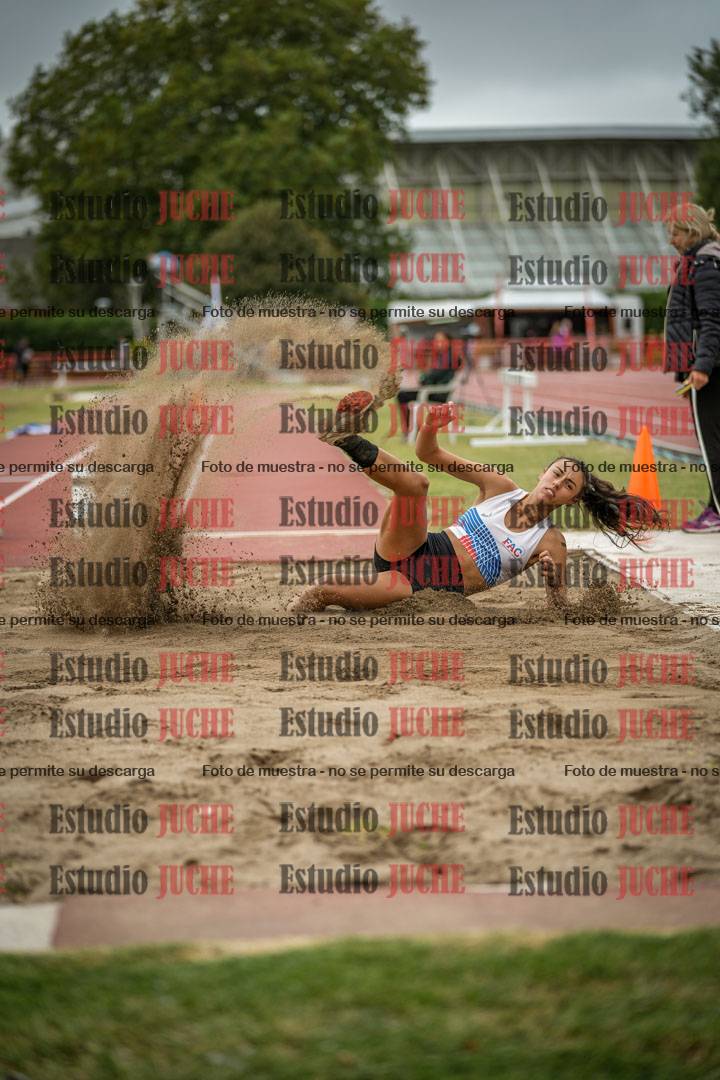 Fotos del salto en largo de mujeres - heptatlón 5