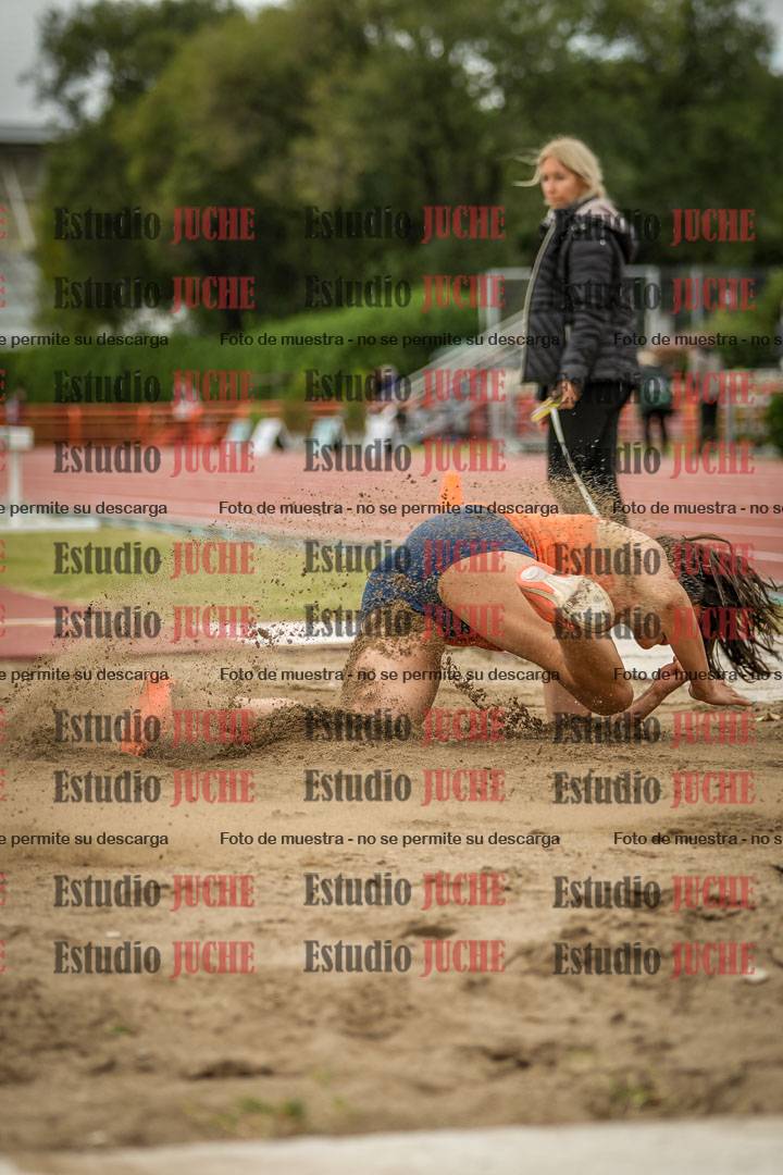 Fotos del salto en largo de mujeres - heptatlón 5