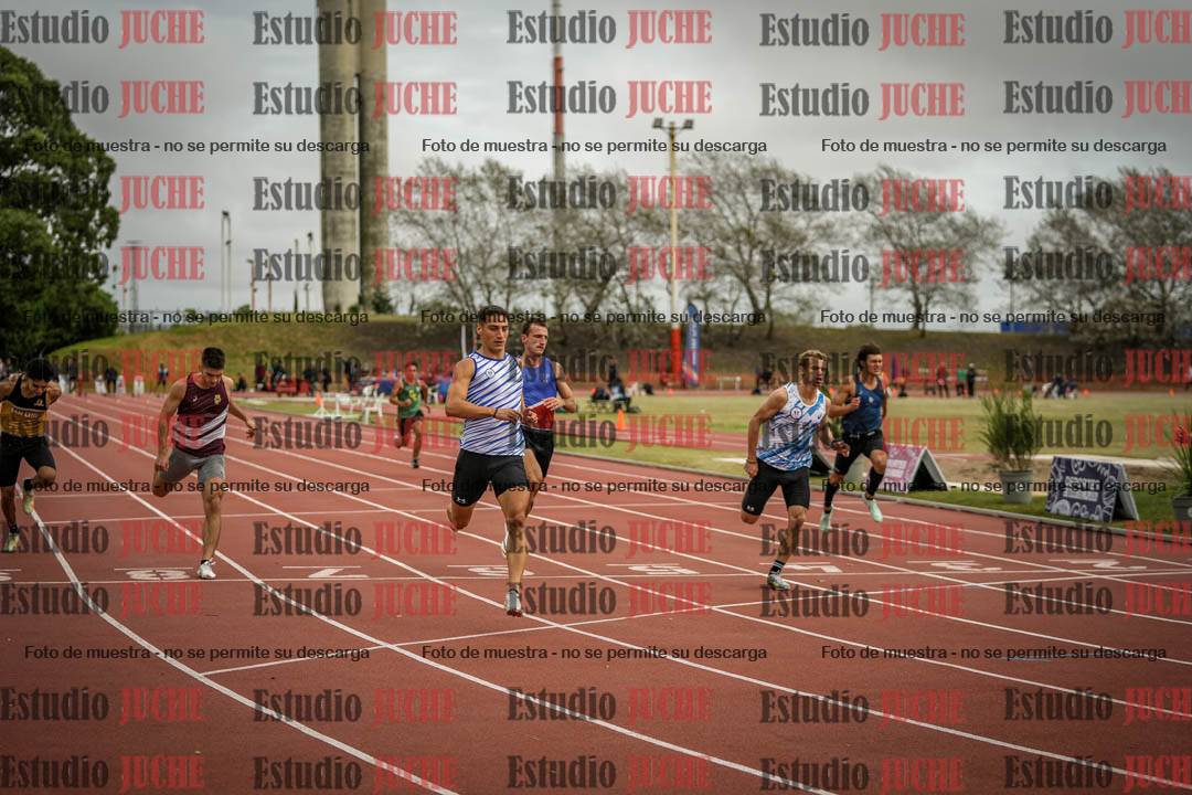 Fotos de los 100 m llanos de varones