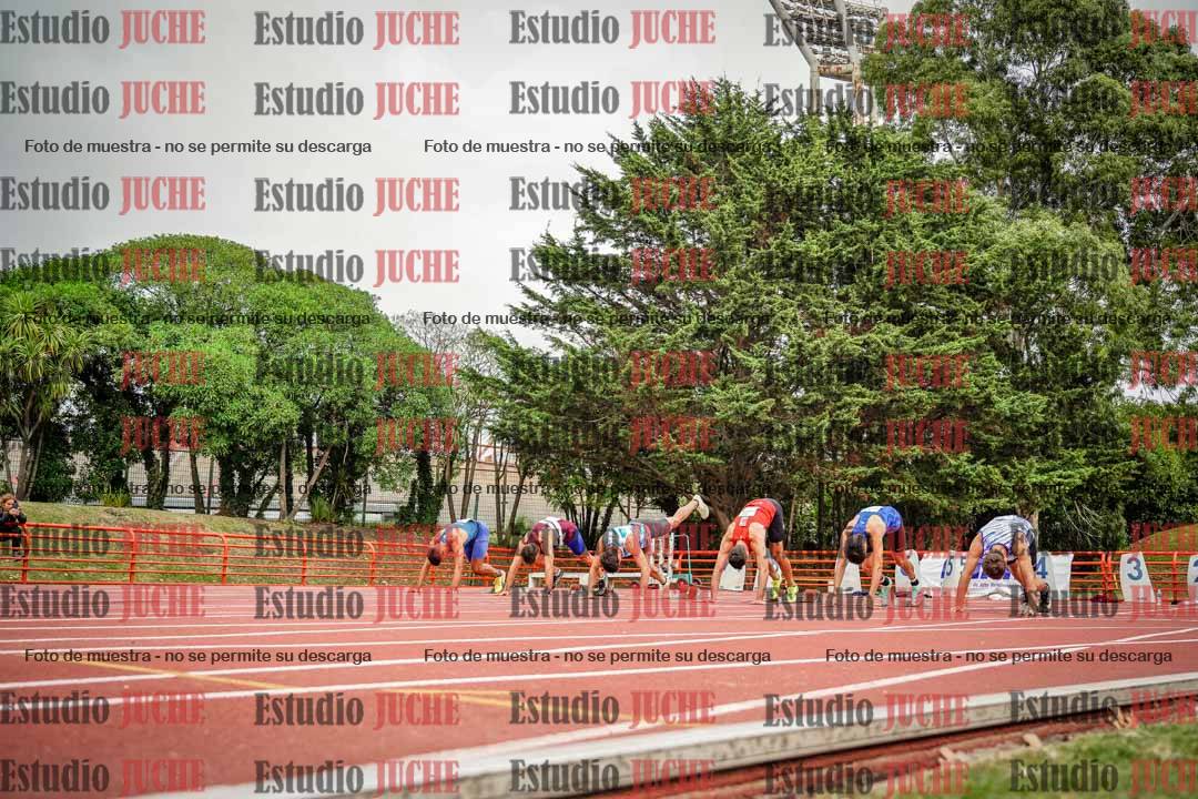 Fotos de los 100 m llanos de varones - decatlón 1