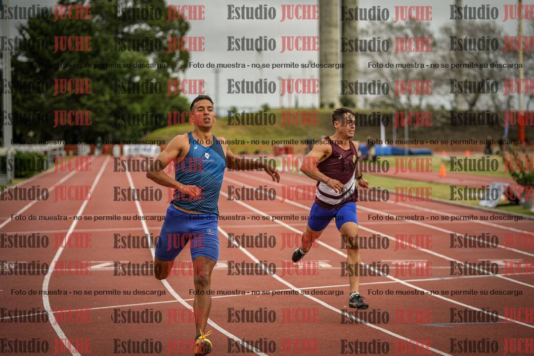 Fotos de los 100 m llanos de varones - decatlón 1