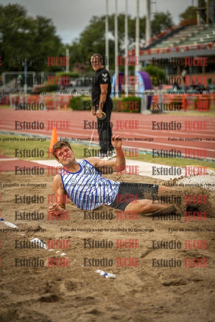 Fotos del salto en largo de varones - decatlón 2