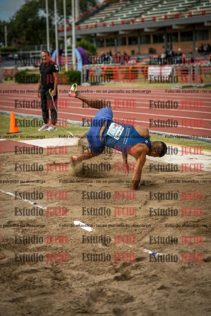 Fotos del salto en largo de varones - decatlón 2