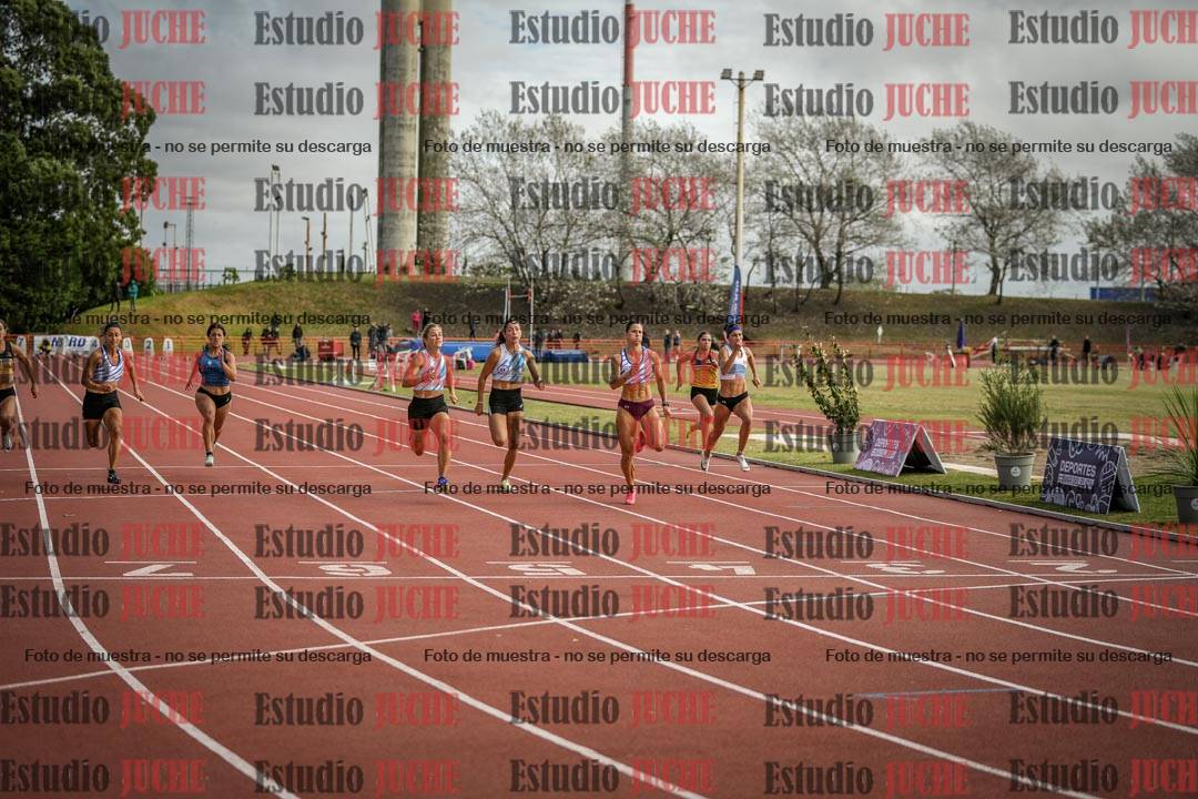Fotos de los 100 m llanos de mujeres - FINAL