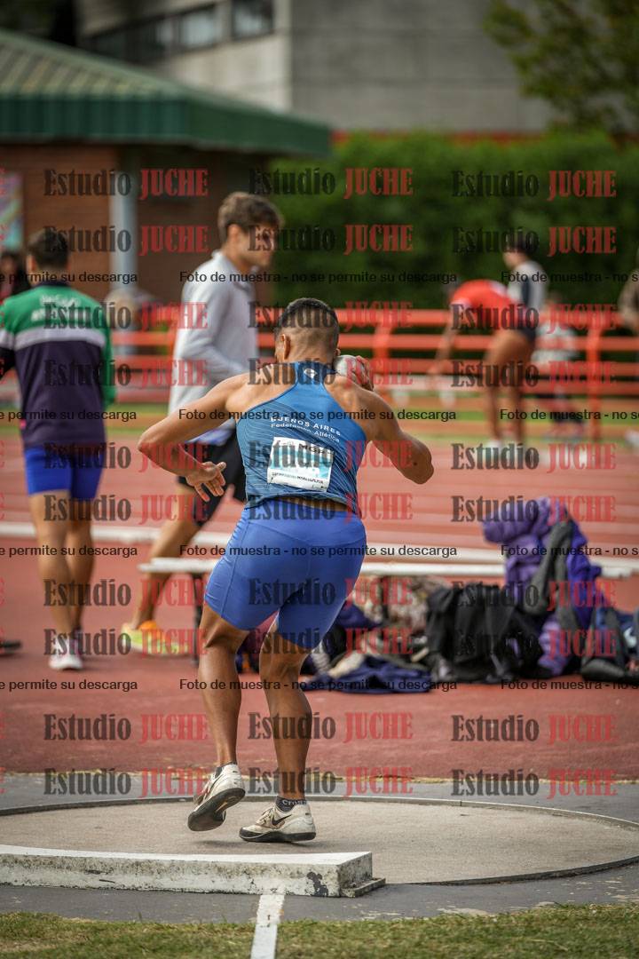 Fotos del lanzamiento de bala de varones - decatlón 3
