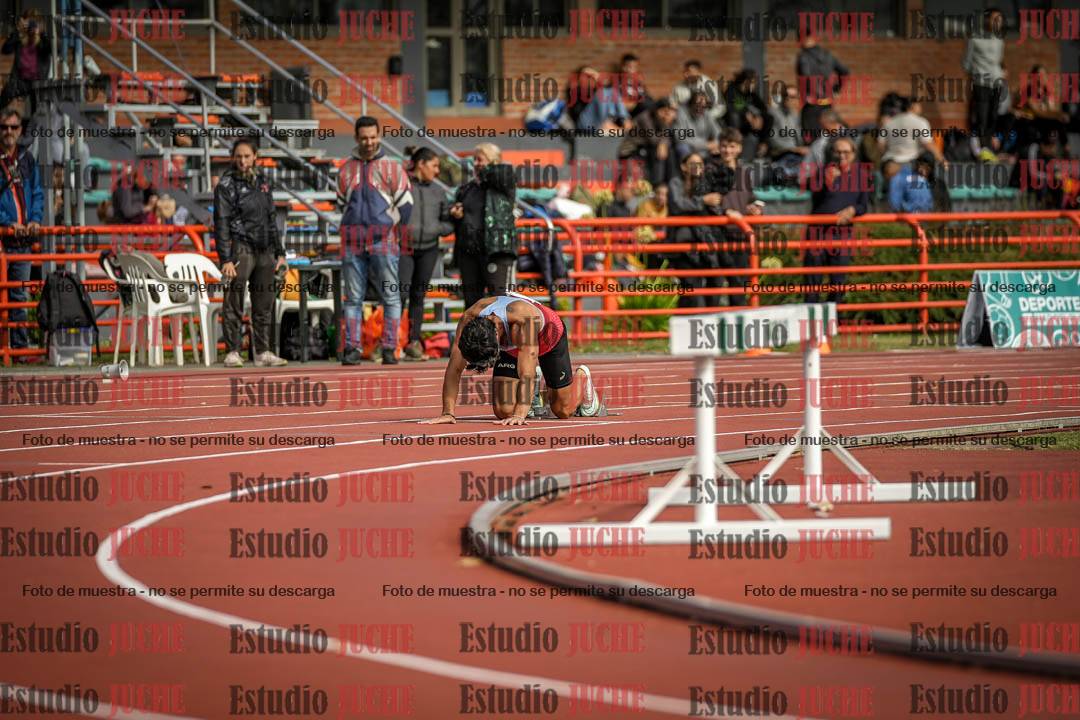 Fotos de los 400 m llanos de varones - FINAL