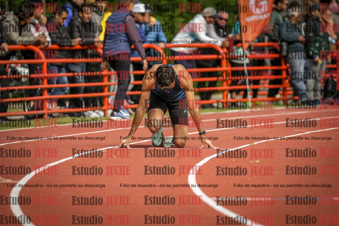 Fotos de los 400 m llanos de varones - FINAL