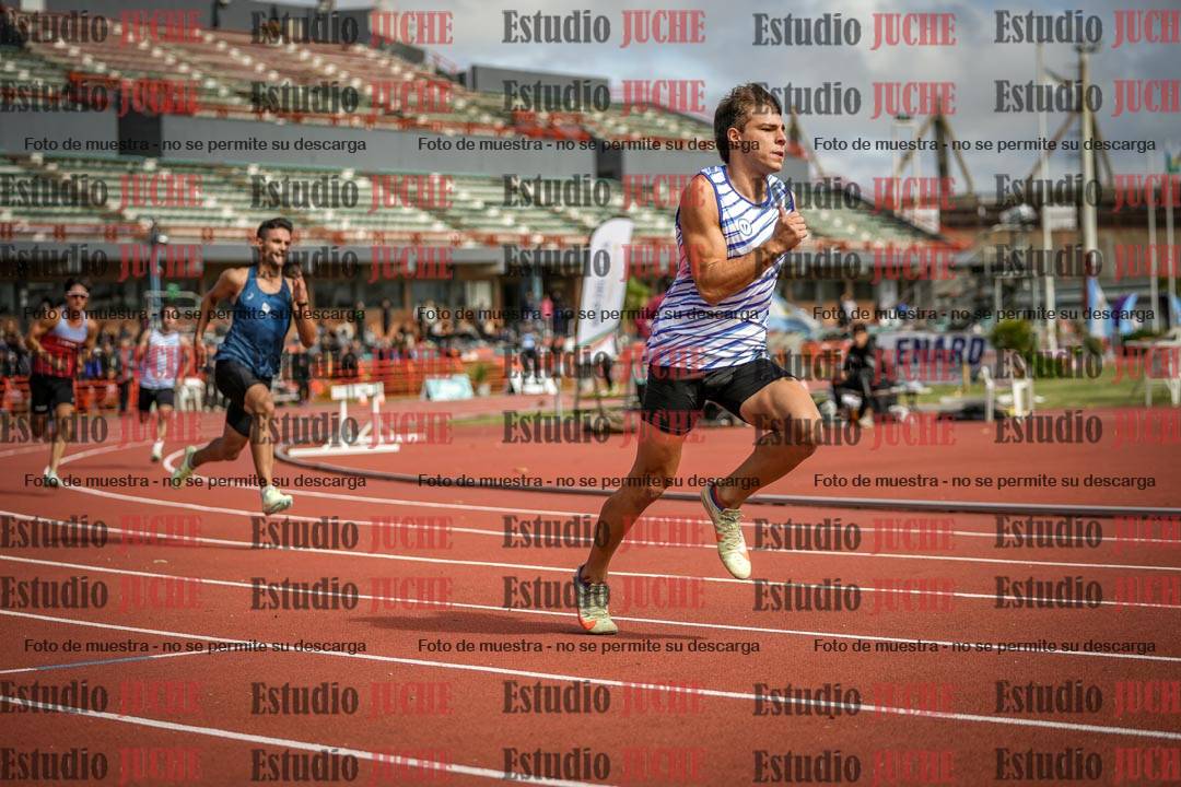 Fotos de los 400 m llanos de varones - FINAL