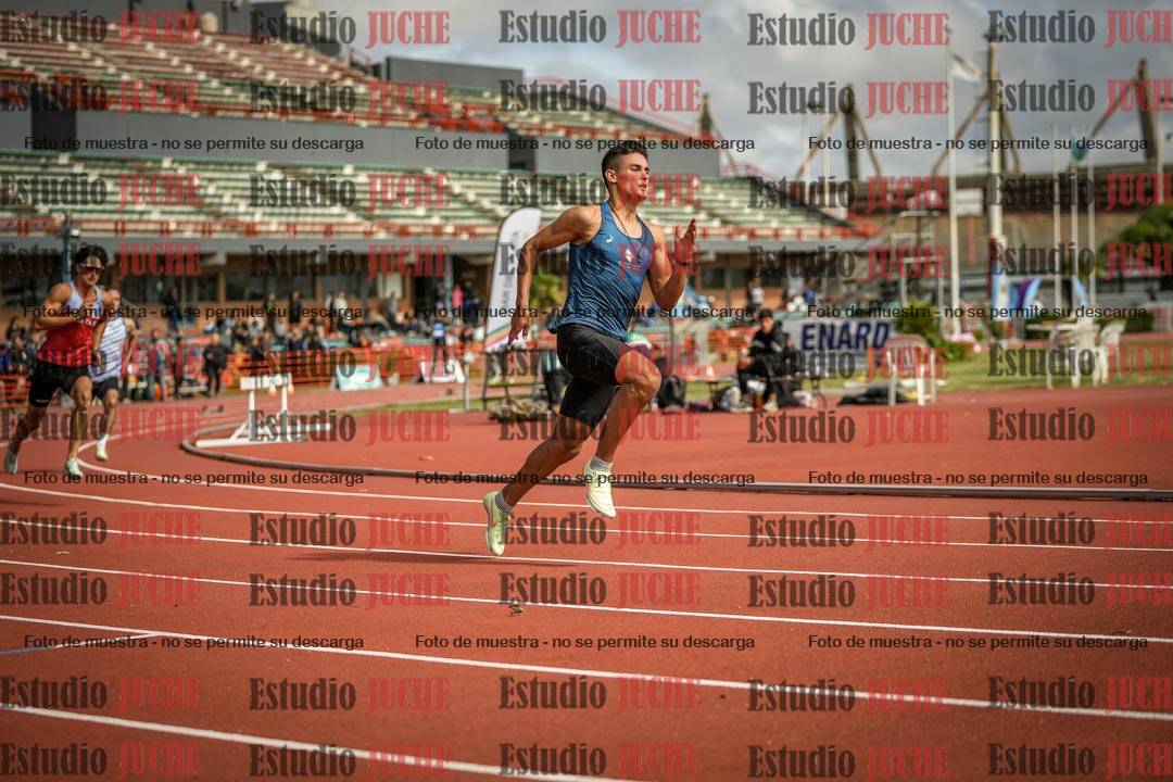 Fotos de los 400 m llanos de varones - FINAL