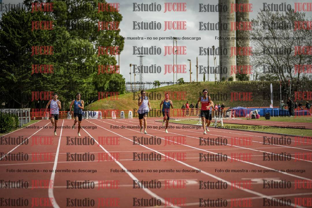 Fotos de los 400 m llanos de varones - FINAL